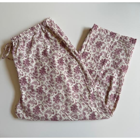 Coldwater Creek Flannel Pajama PJ Pants Sz 3X EUC Elastic Waist Pull On Casual - Picture 3 of 14